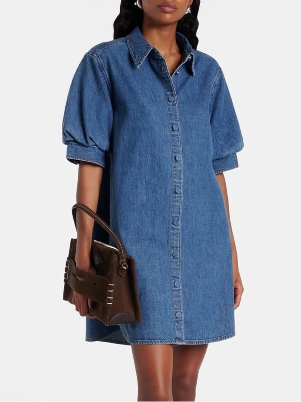 FRAME DENIM MINI DRESS - Picture 3 of 13